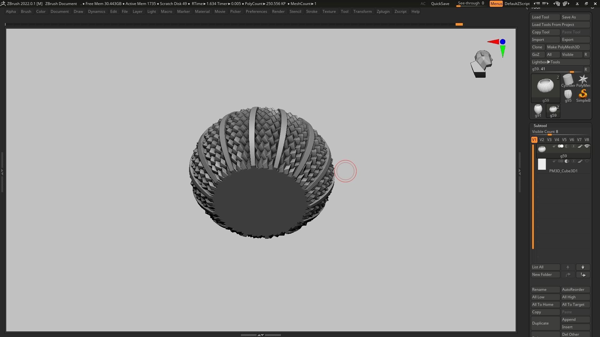 pot g59 3D print model 3D print model_12