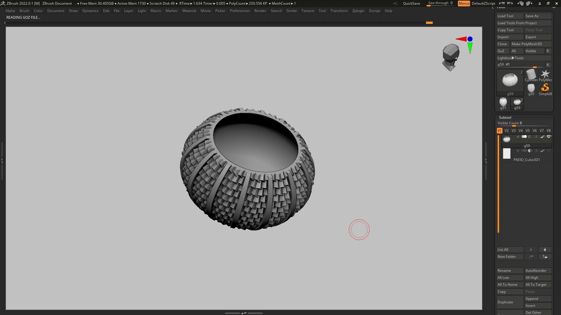 pot g59 3D print model 3D print model_7
