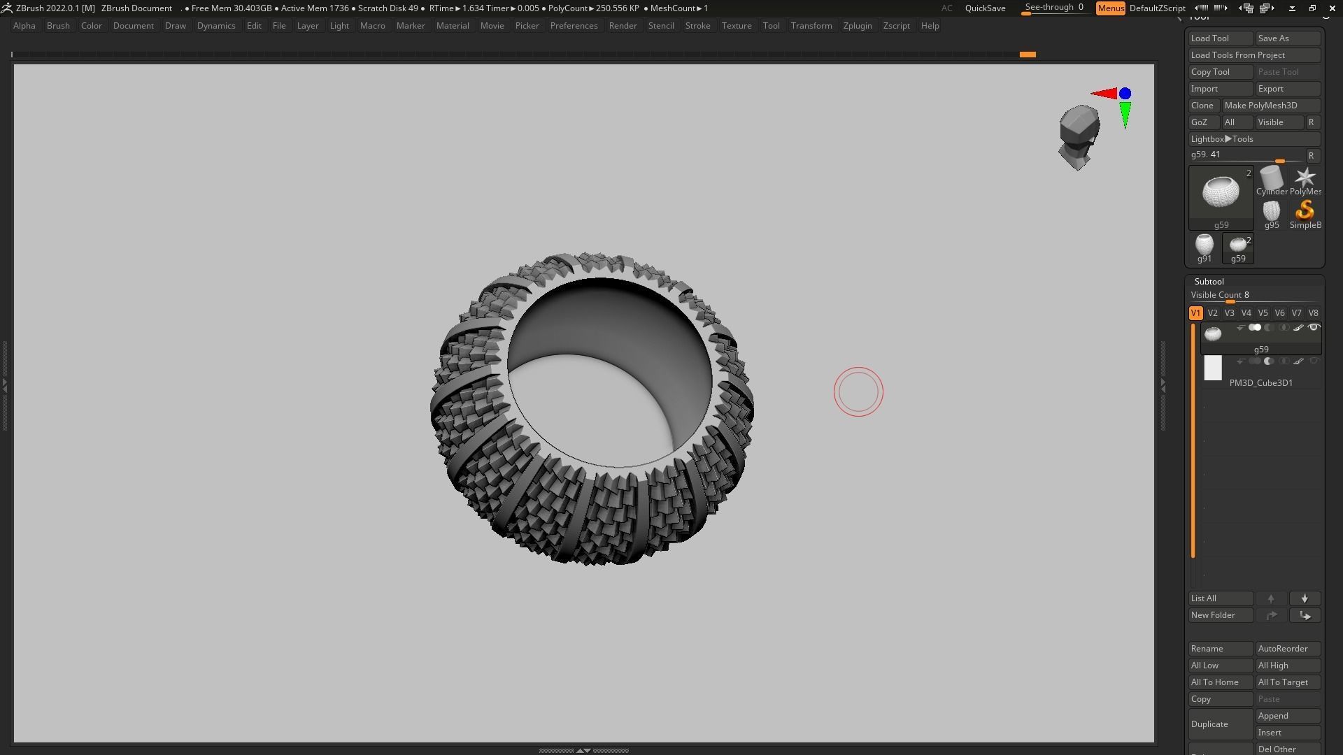 pot g59 3D print model 3D print model_8