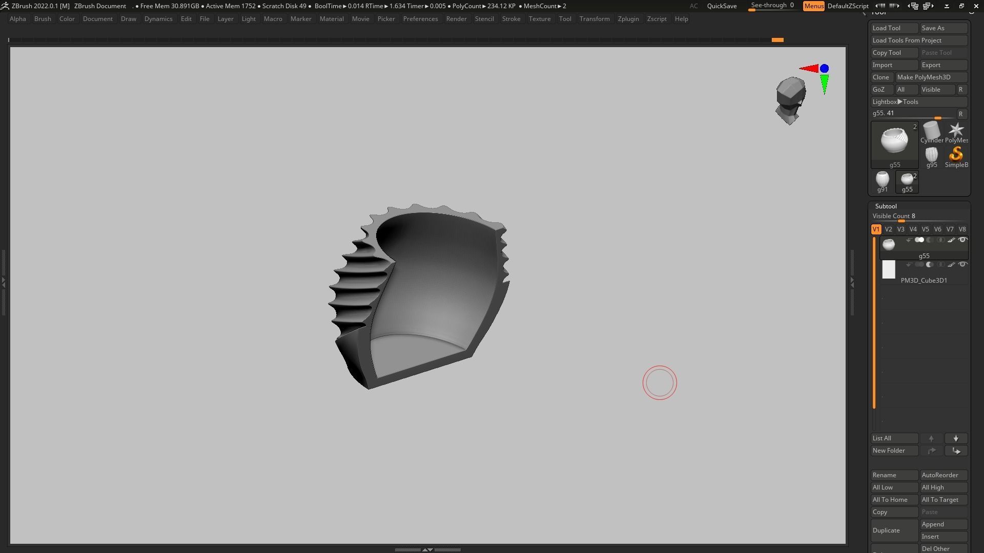 pot g55 3D print model  3D print model_18