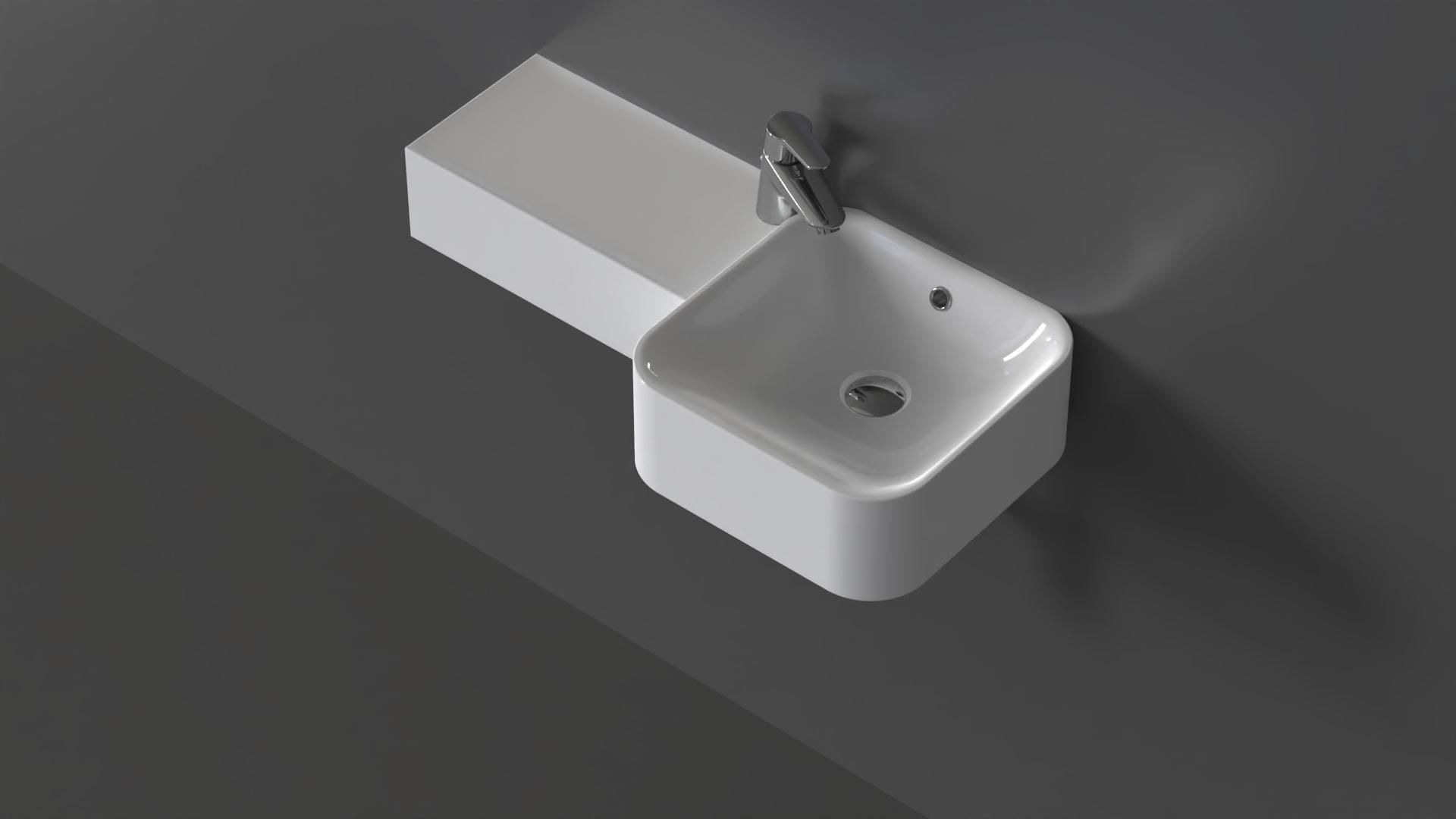 Basin Sink 25 3D model_1