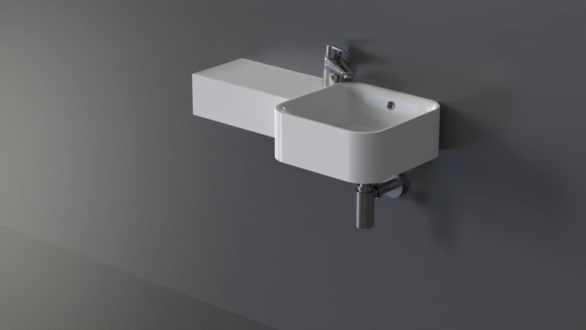 Basin Sink 25 3D model_10