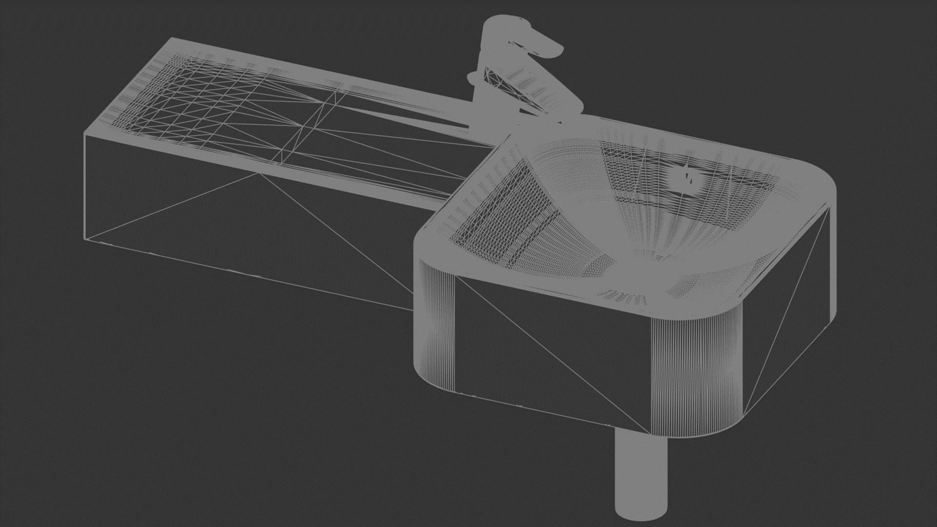 Basin Sink 25 3D model_14