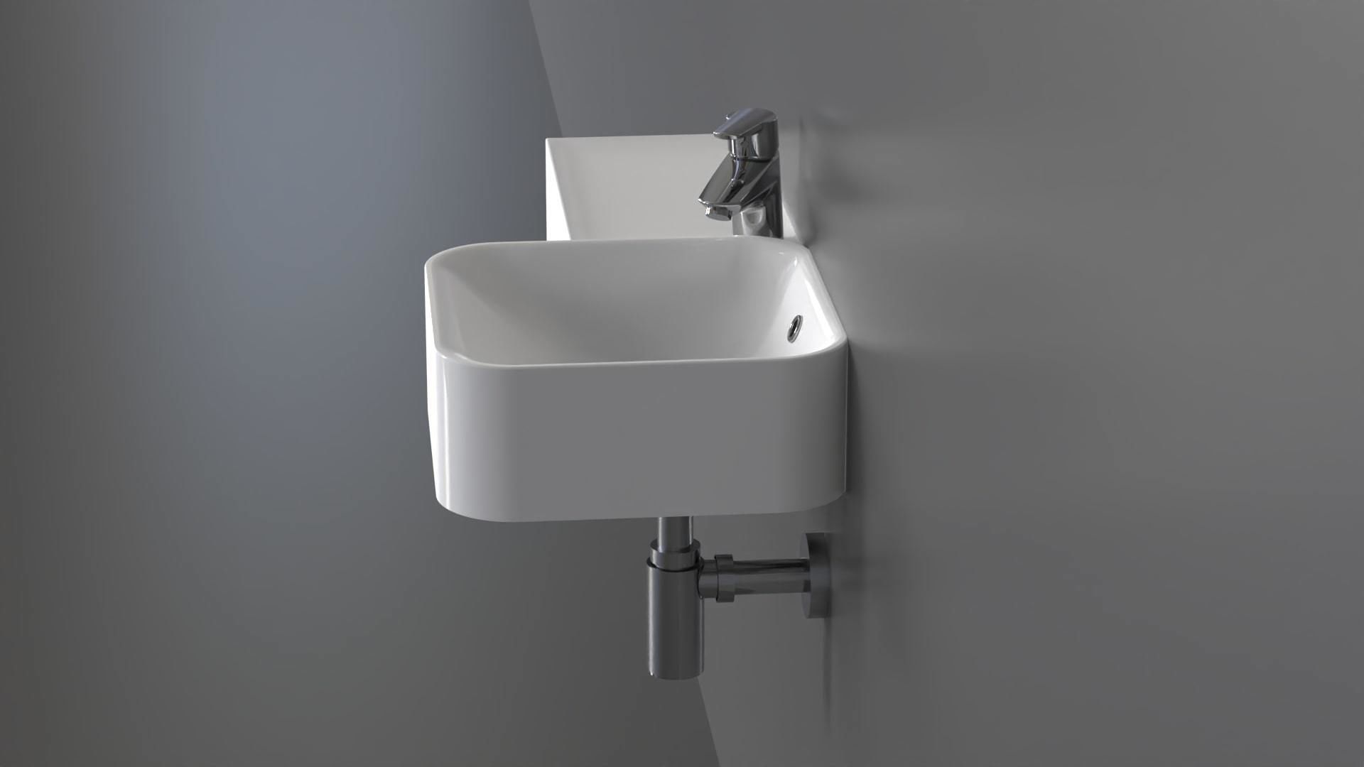 Basin Sink 25 3D model_11