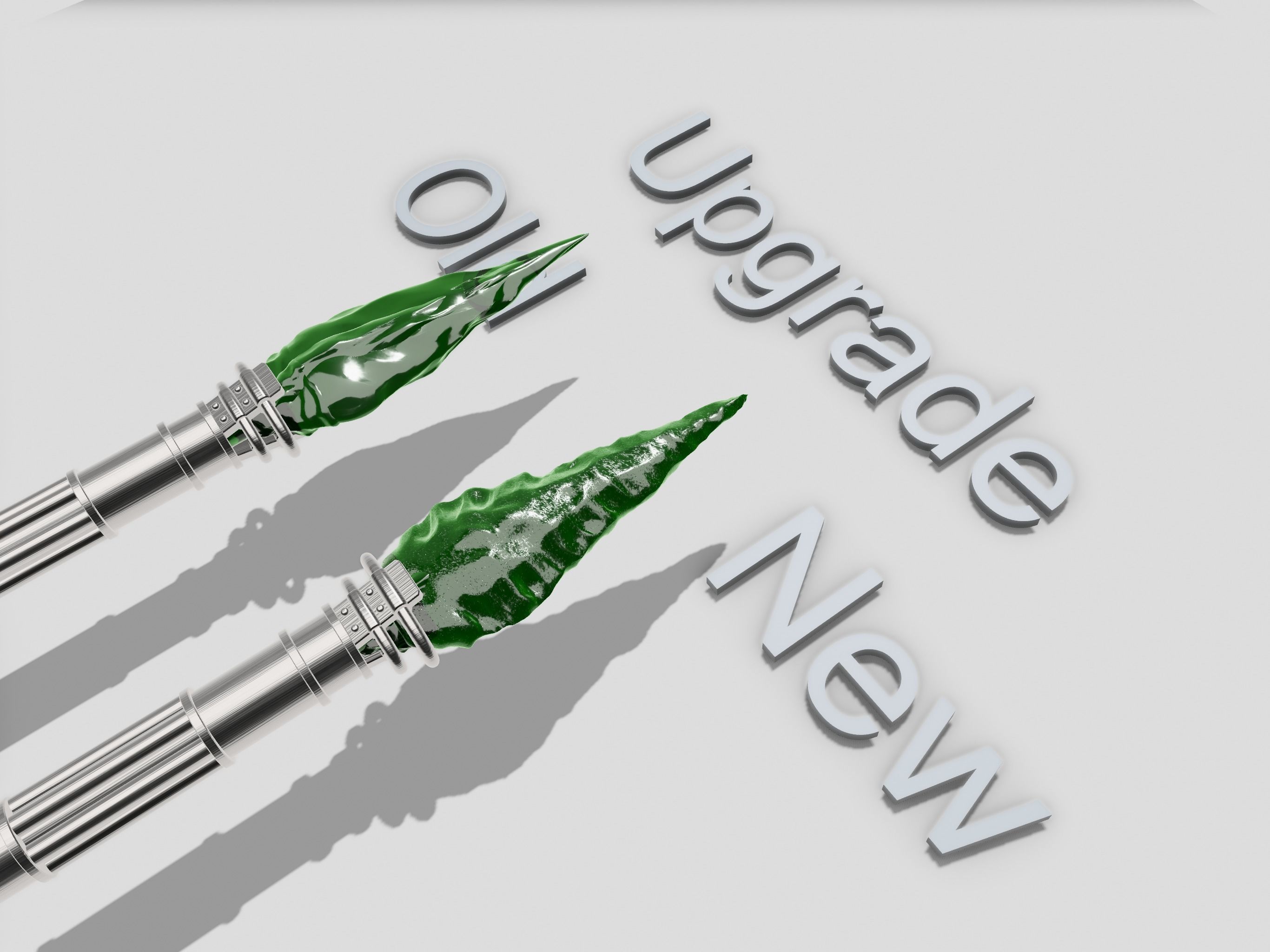 Kryptonite Spear BvS 3Dprint Mcfarlane Figure Scale - Ver2 3D print model_1