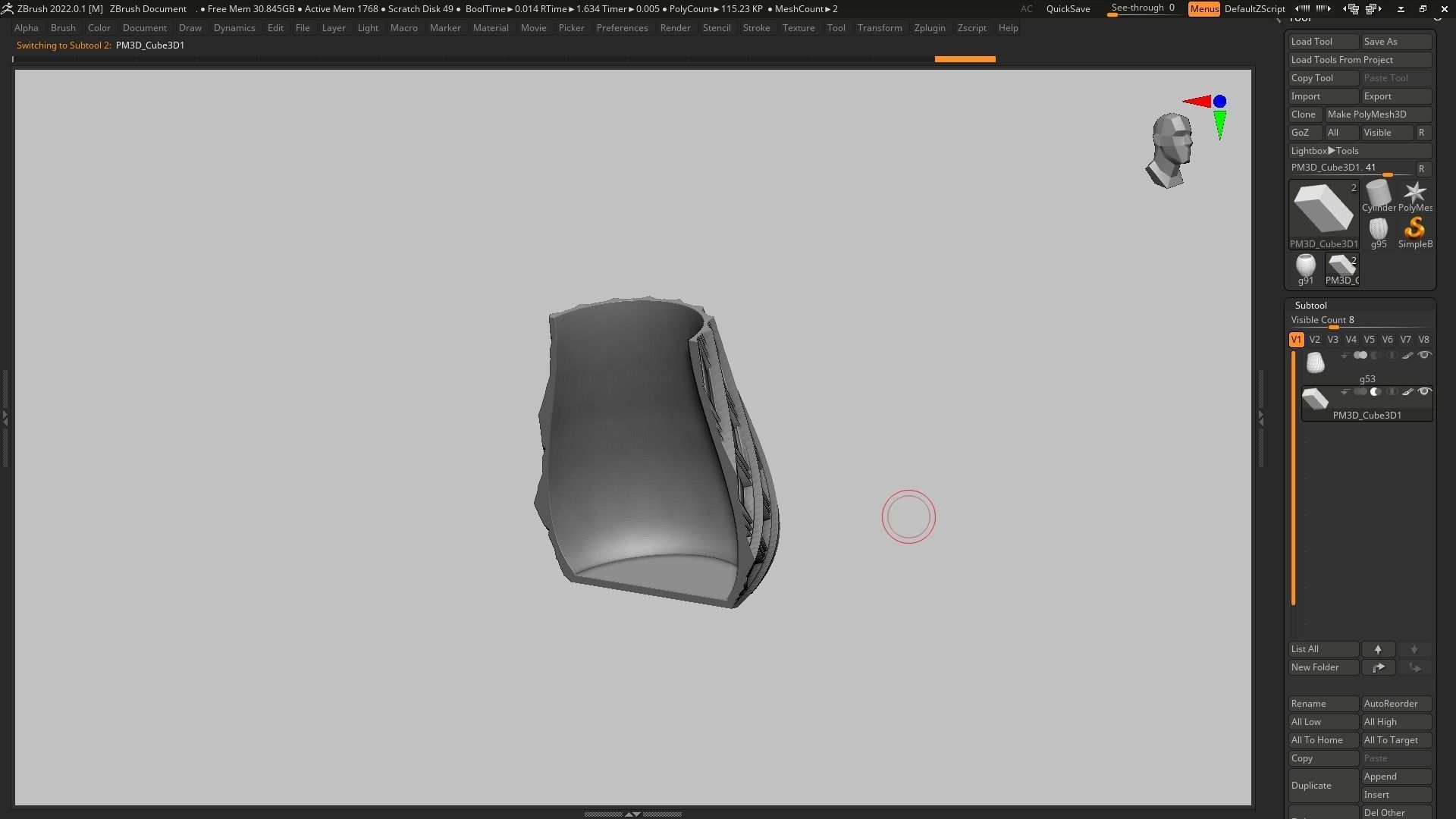 pot g53 3D print model 3D print model_16