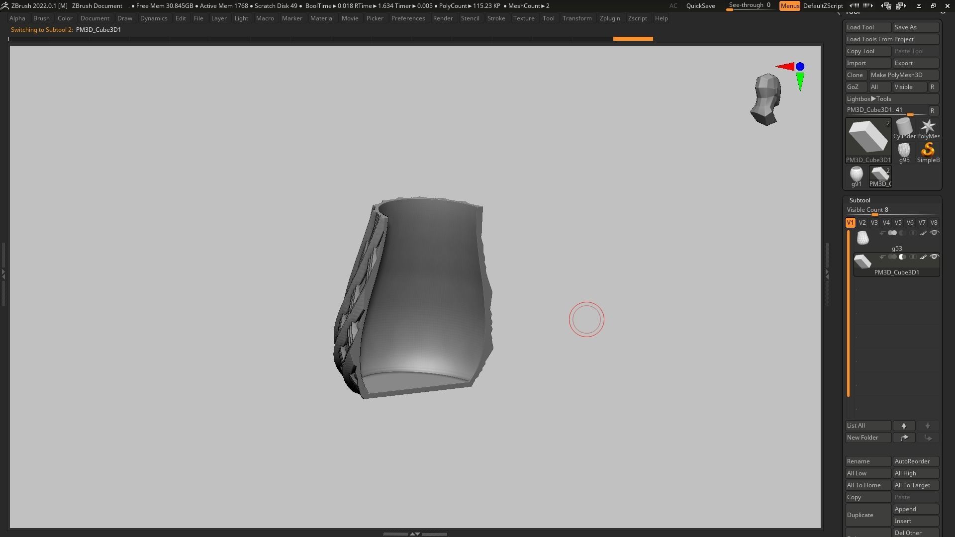 pot g53 3D print model 3D print model_15