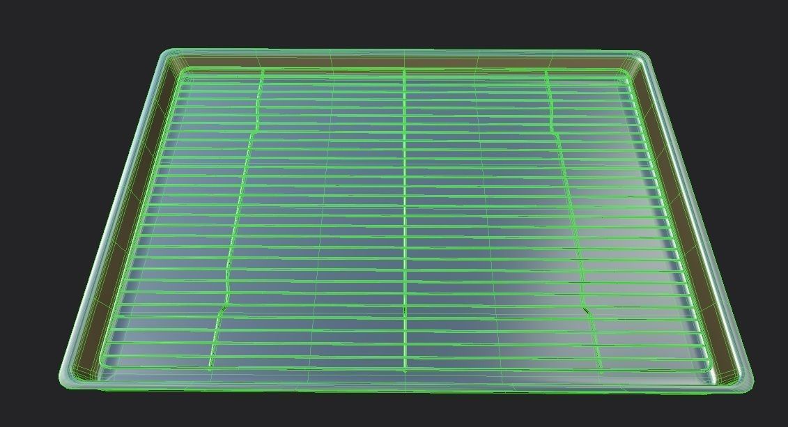 Baking Sheet M02 Low-poly 3D model