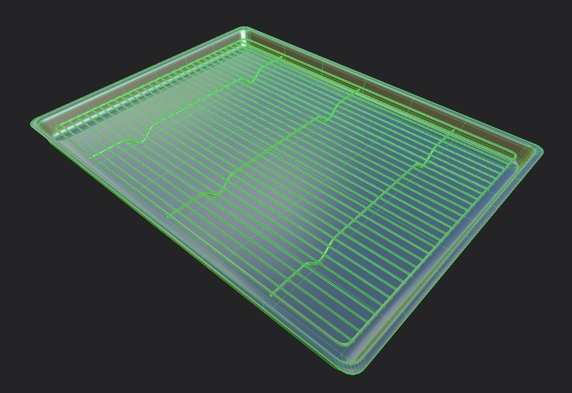 Baking Sheet M02 Low-poly 3D model