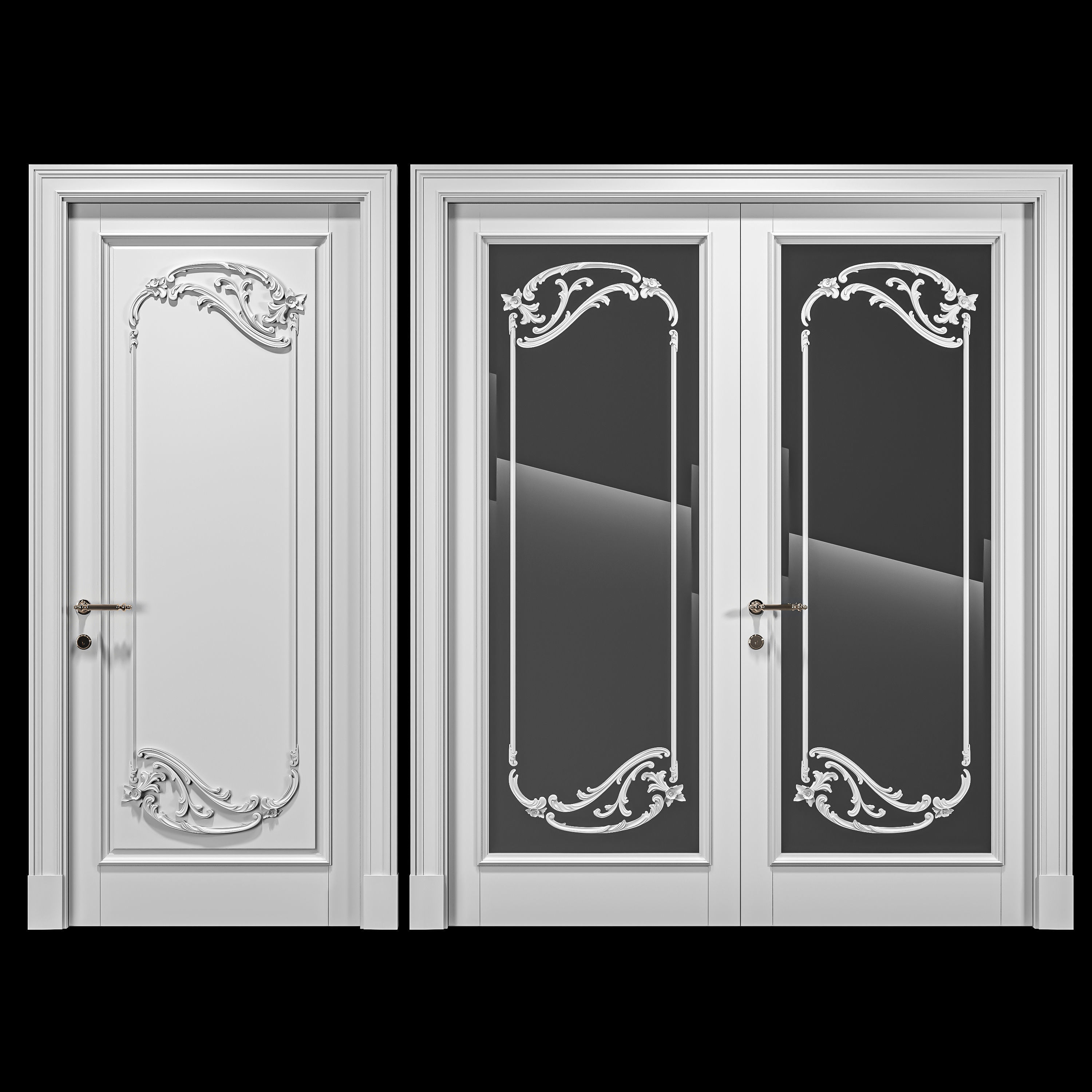 ashwood door art 018 3D model_7