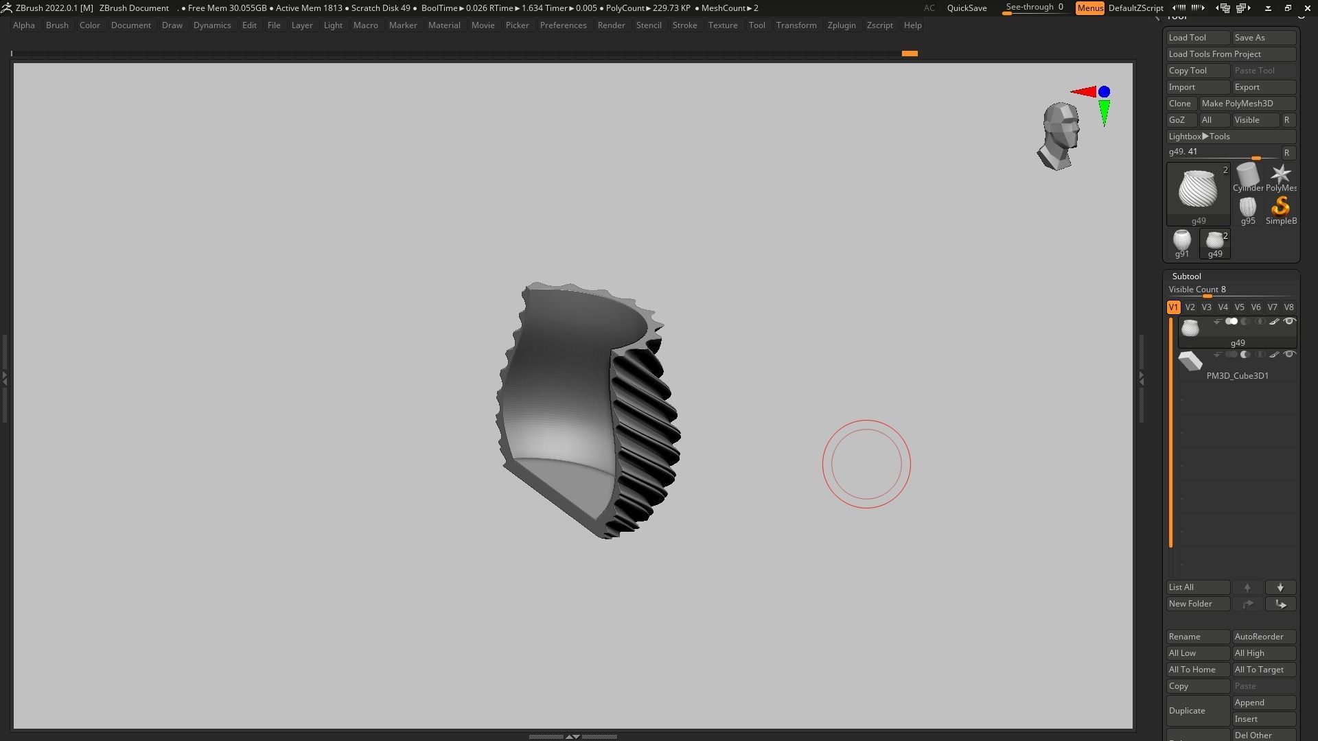pot g49 3D print model 3D print model_16