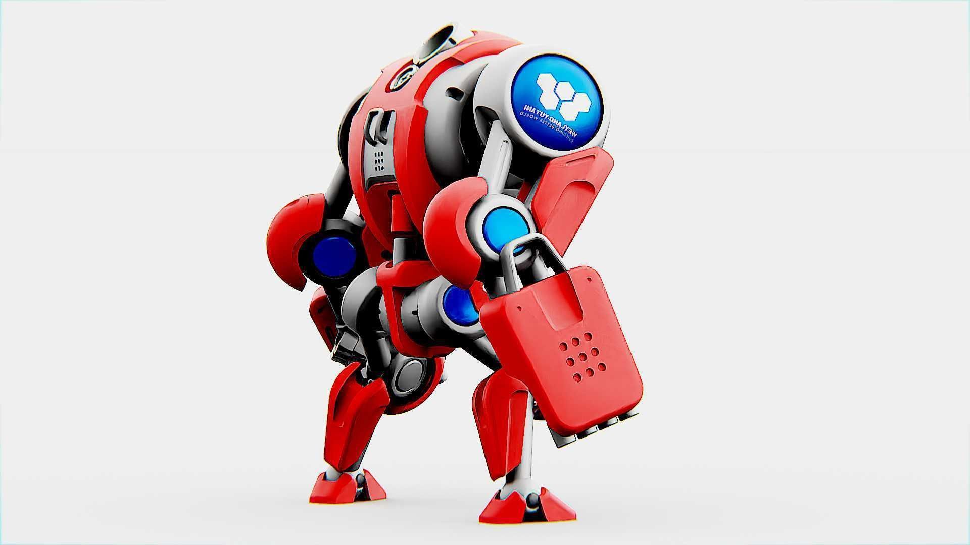 BATTLE DROID S-150  Rigged for Unreal Engine - Unity - MIXAMO 3D model_7