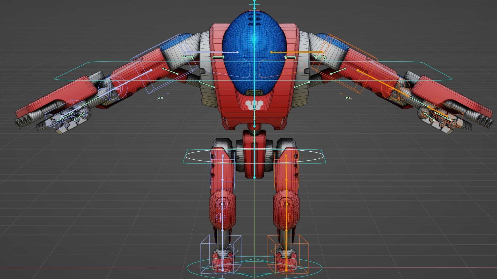 BATTLE DROID S-150  Rigged for Unreal Engine - Unity - MIXAMO 3D model_39