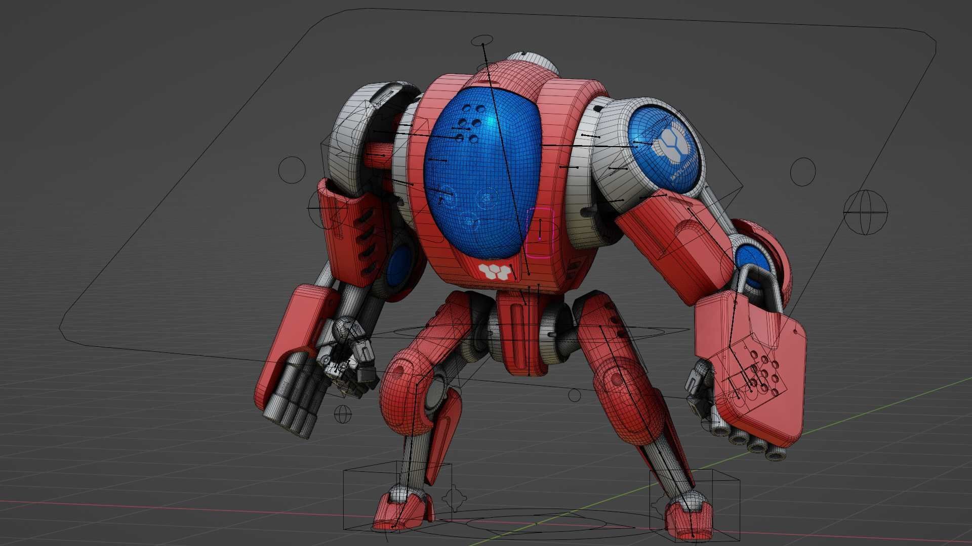 BATTLE DROID S-150  Rigged for Unreal Engine - Unity - MIXAMO 3D model_37