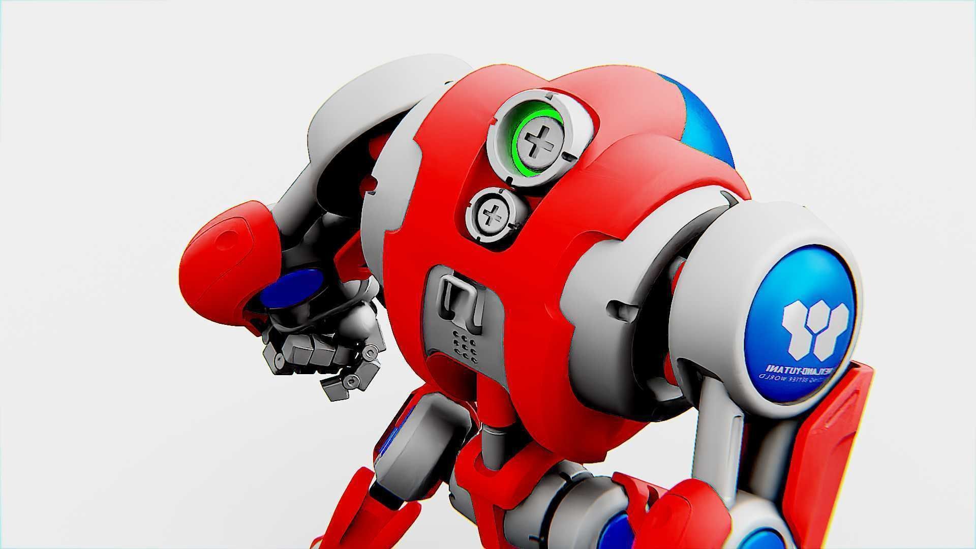 BATTLE DROID S-150  Rigged for Unreal Engine - Unity - MIXAMO 3D model_19