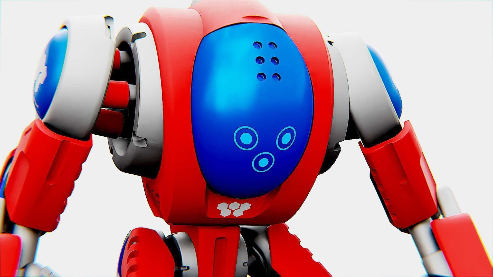 BATTLE DROID S-150  Rigged for Unreal Engine - Unity - MIXAMO 3D model_18