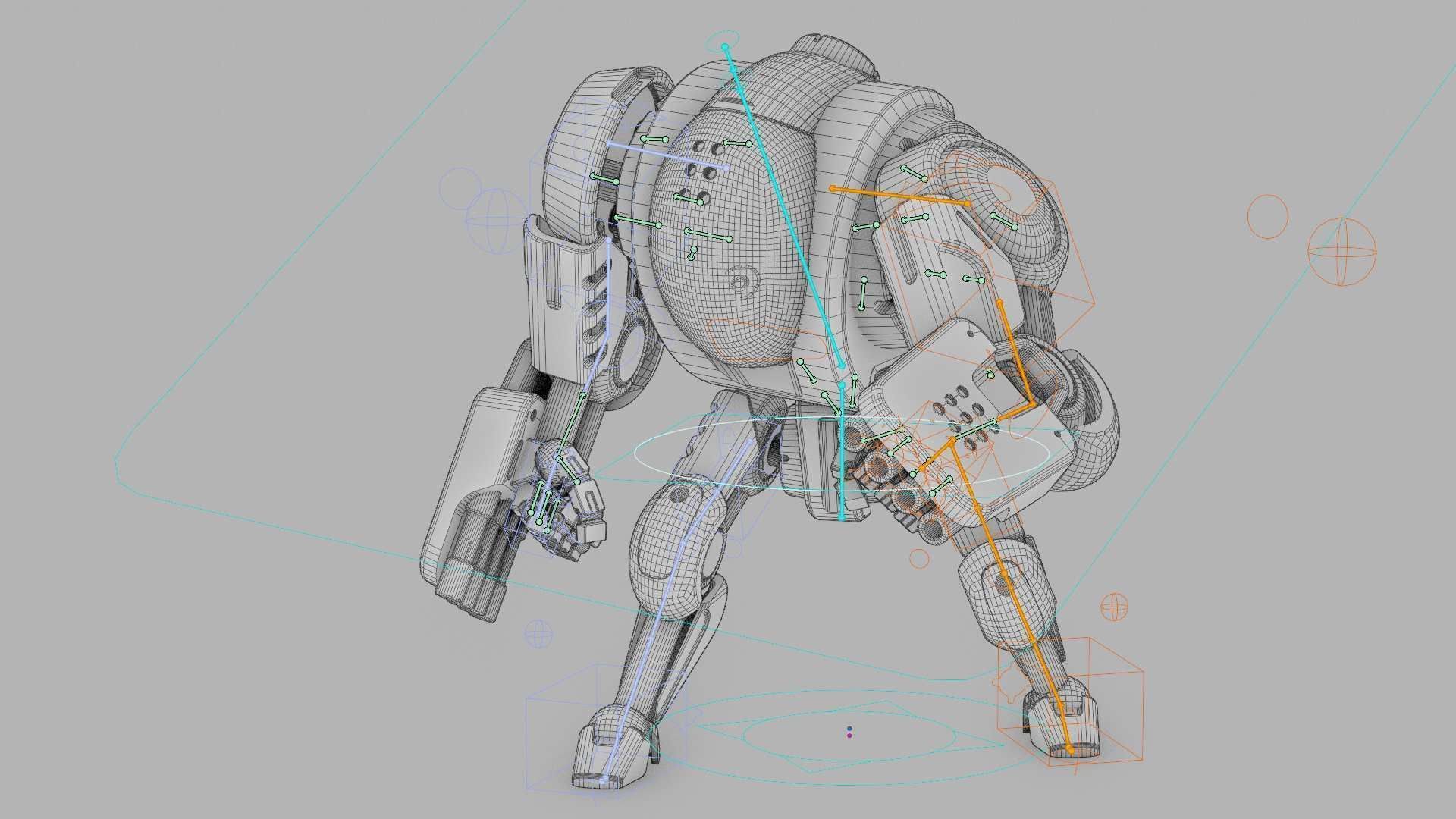 BATTLE DROID S-150  Rigged for Unreal Engine - Unity - MIXAMO 3D model_40