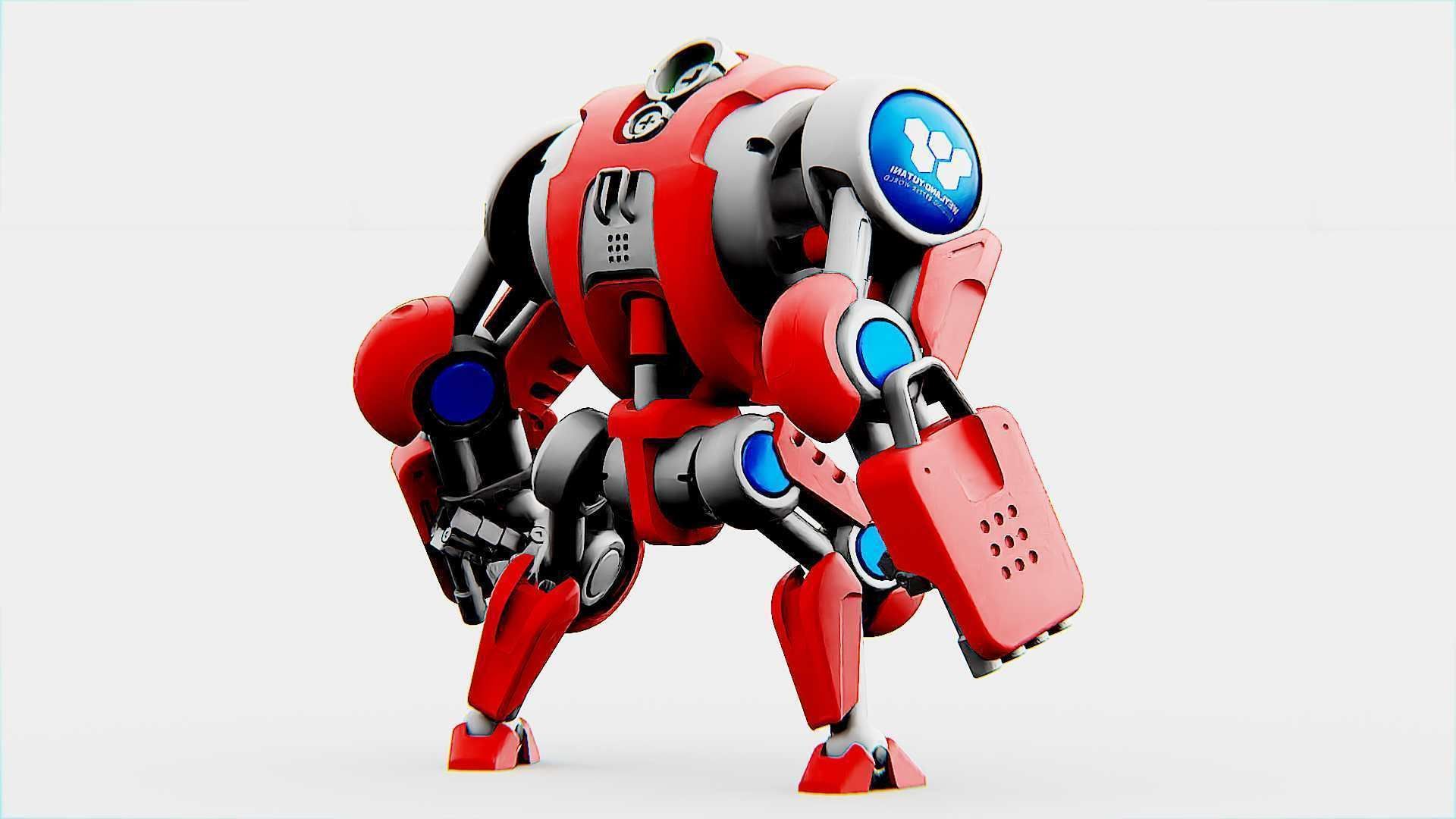 BATTLE DROID S-150  Rigged for Unreal Engine - Unity - MIXAMO 3D model_8