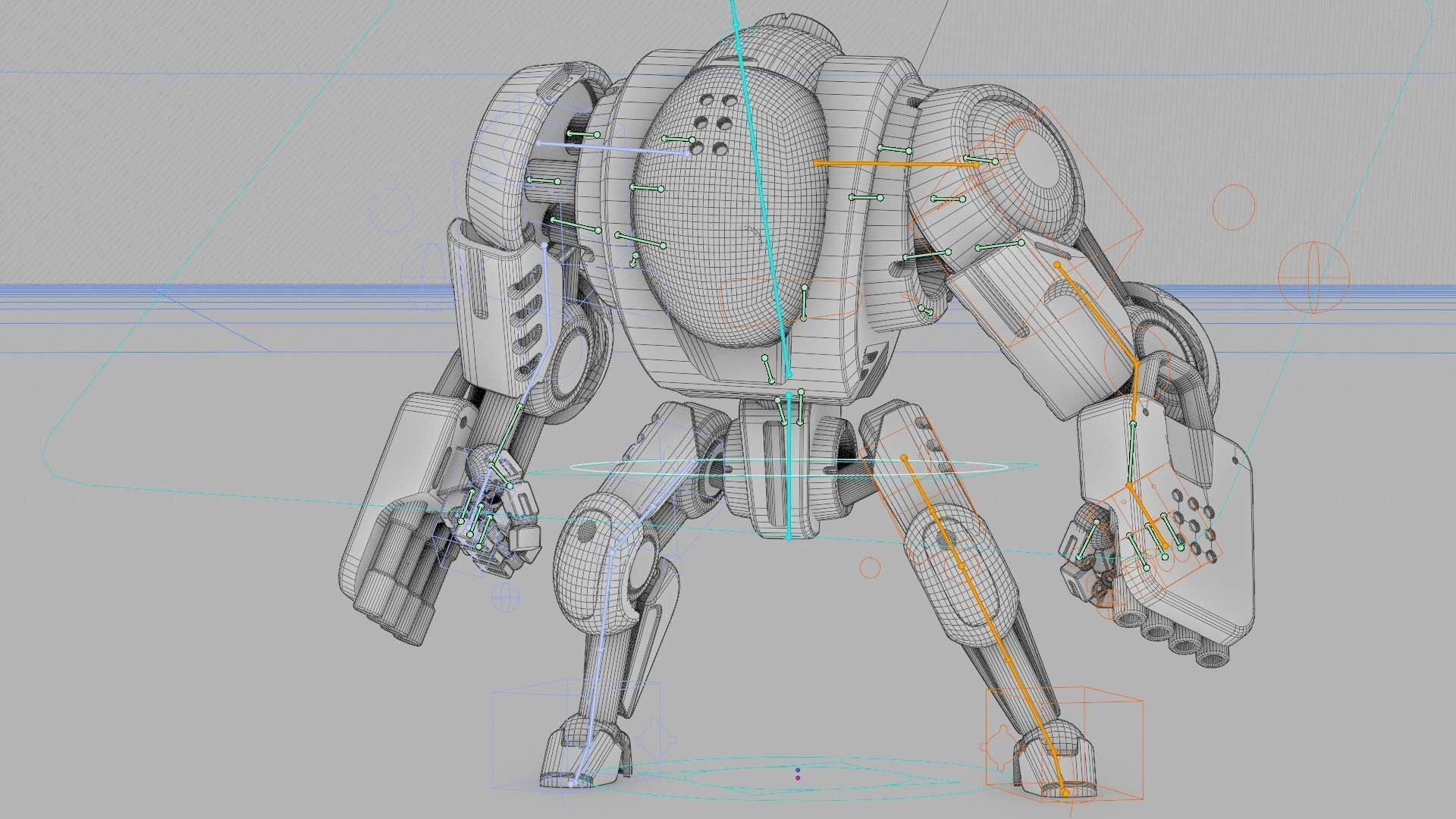 BATTLE DROID S-150  Rigged for Unreal Engine - Unity - MIXAMO 3D model_42