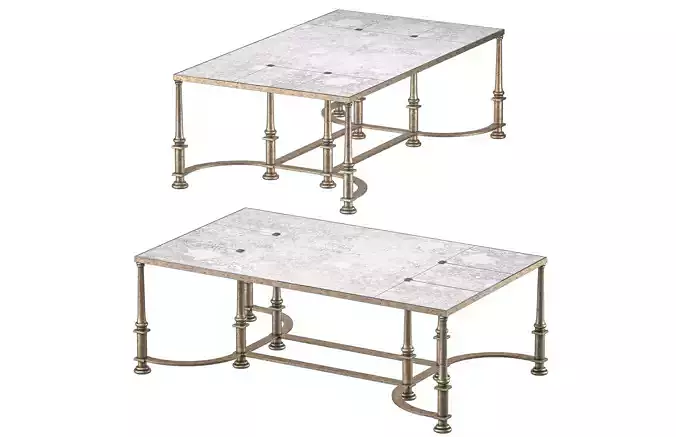 ebanista guerlain coffee table 3D model