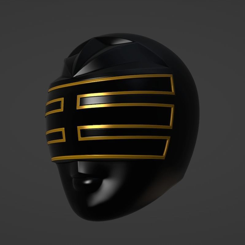 Power Ranger Zeo Helmet Set 3D print model_1