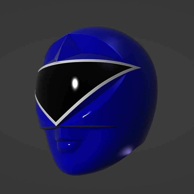 Power Ranger Zeo Helmet Set 3D print model_2