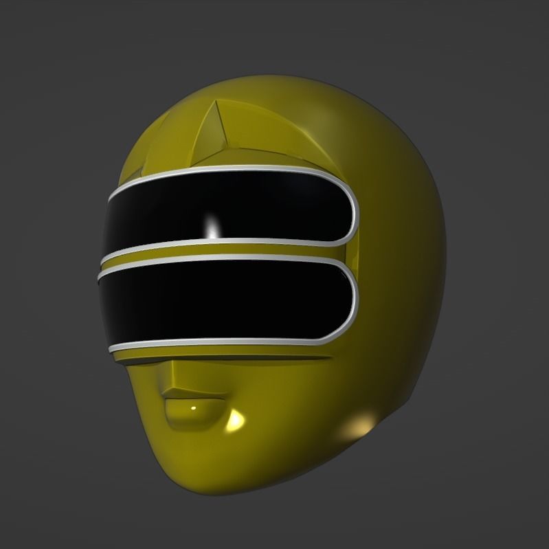 Power Ranger Zeo Helmet Set 3D print model_6