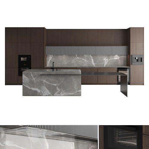 Kitchen set 42 3D model