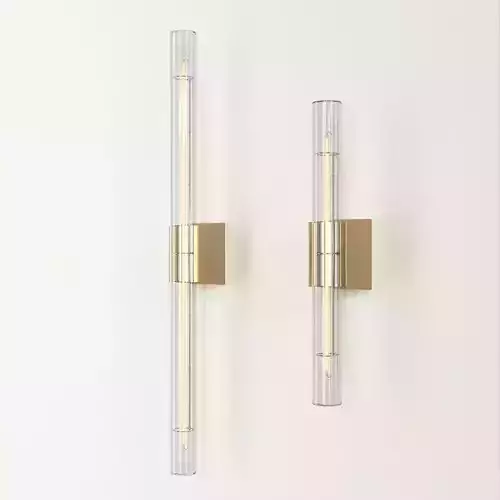 Zangra Transparent Rod Lamps 3D model