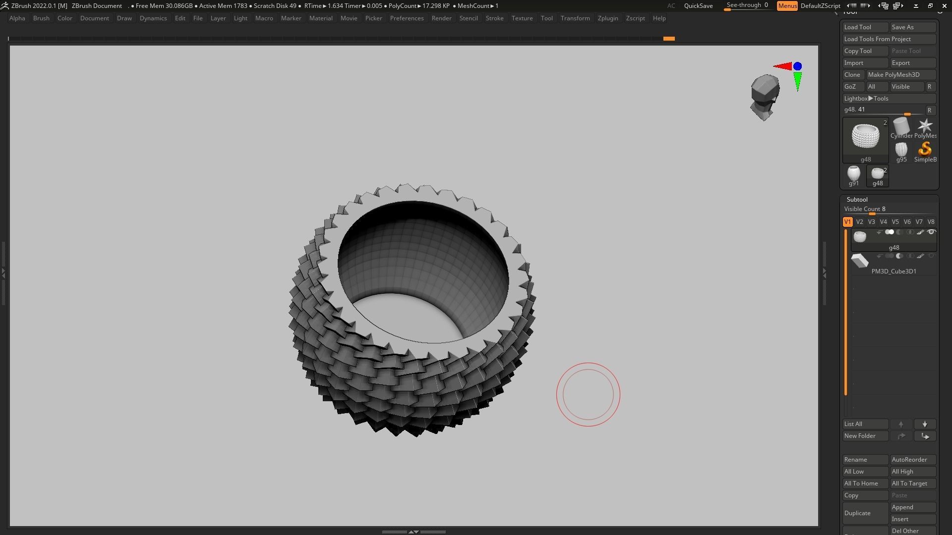pot g48 3D print model 3D print model_9