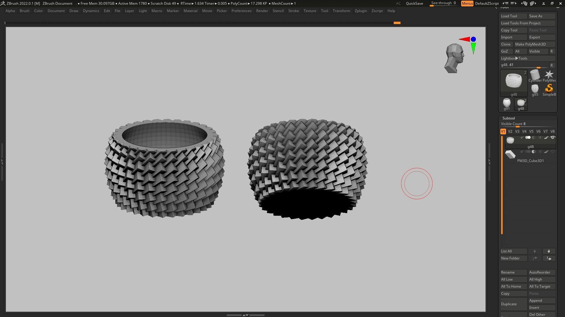 pot g48 3D print model 3D print model_11