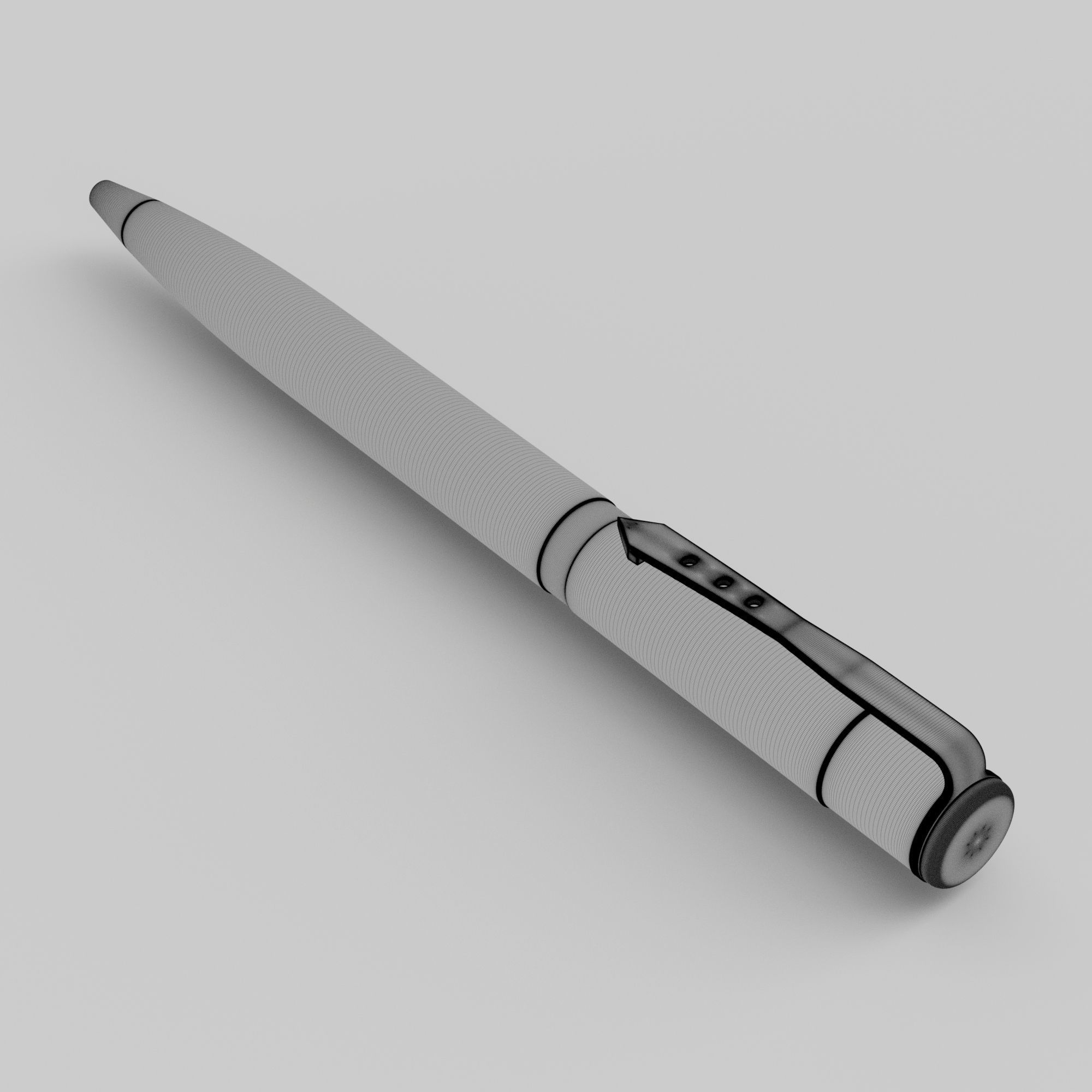 Ballpen 3D model_11