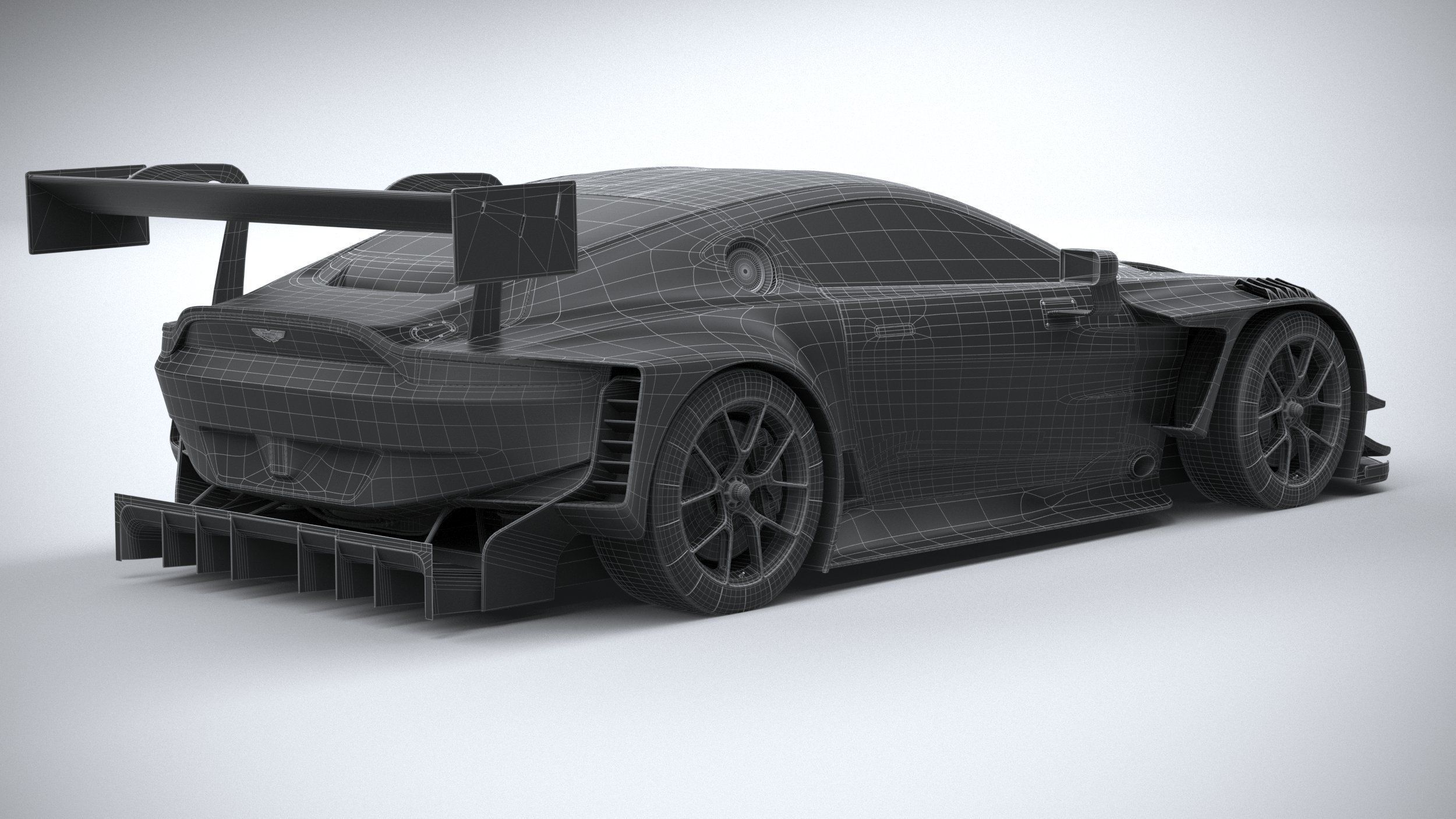 Aston Martin Vantage GT3 2023 3D model_29