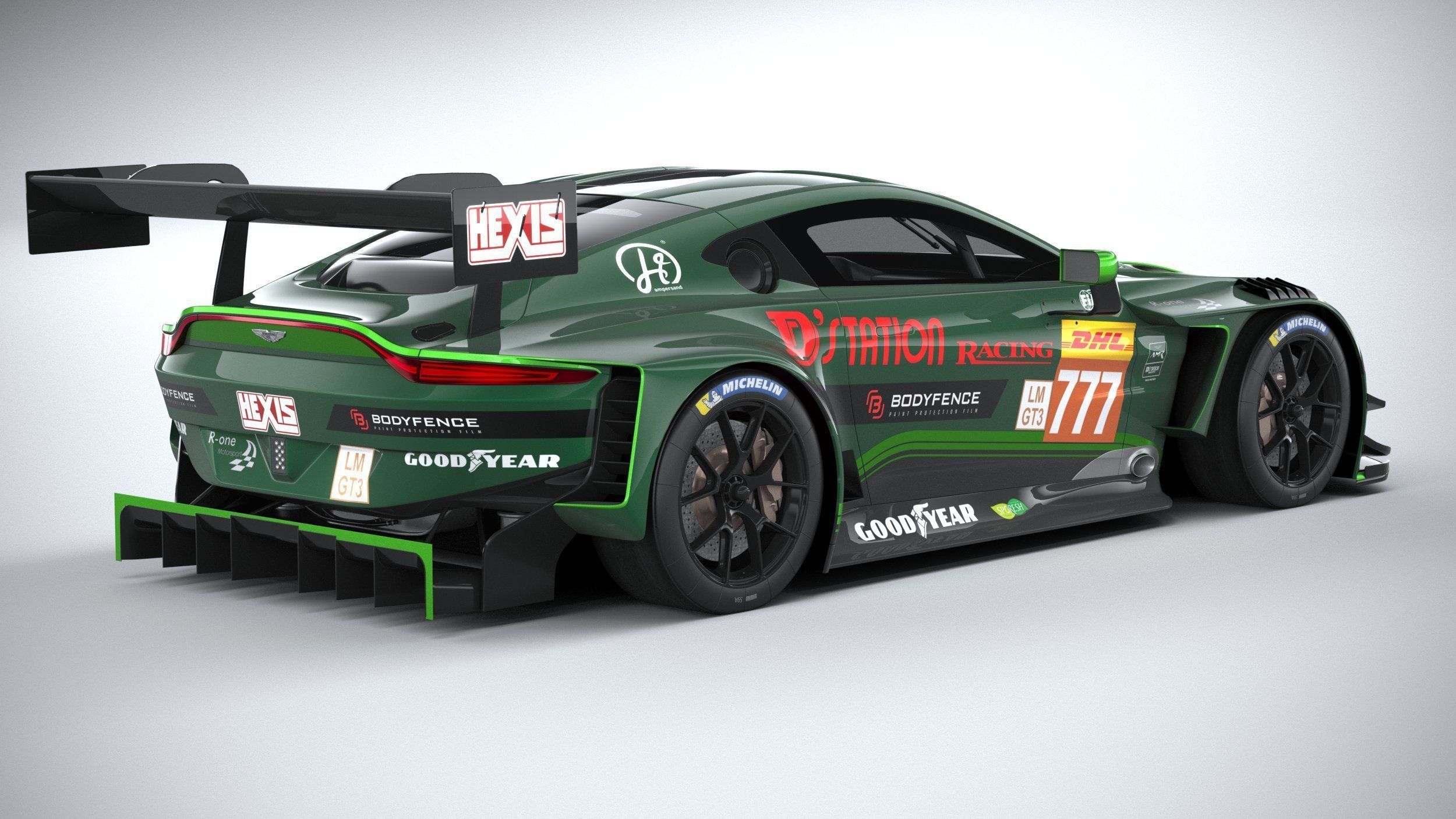 Aston Martin Vantage GT3 2023 3D model_17