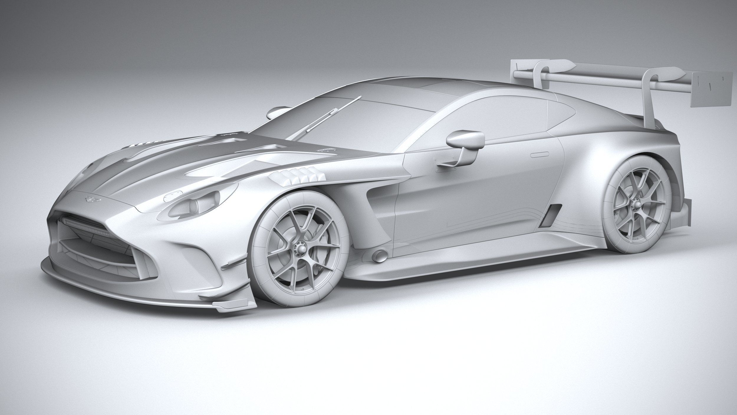 Aston Martin Vantage GT3 2023 3D model_19