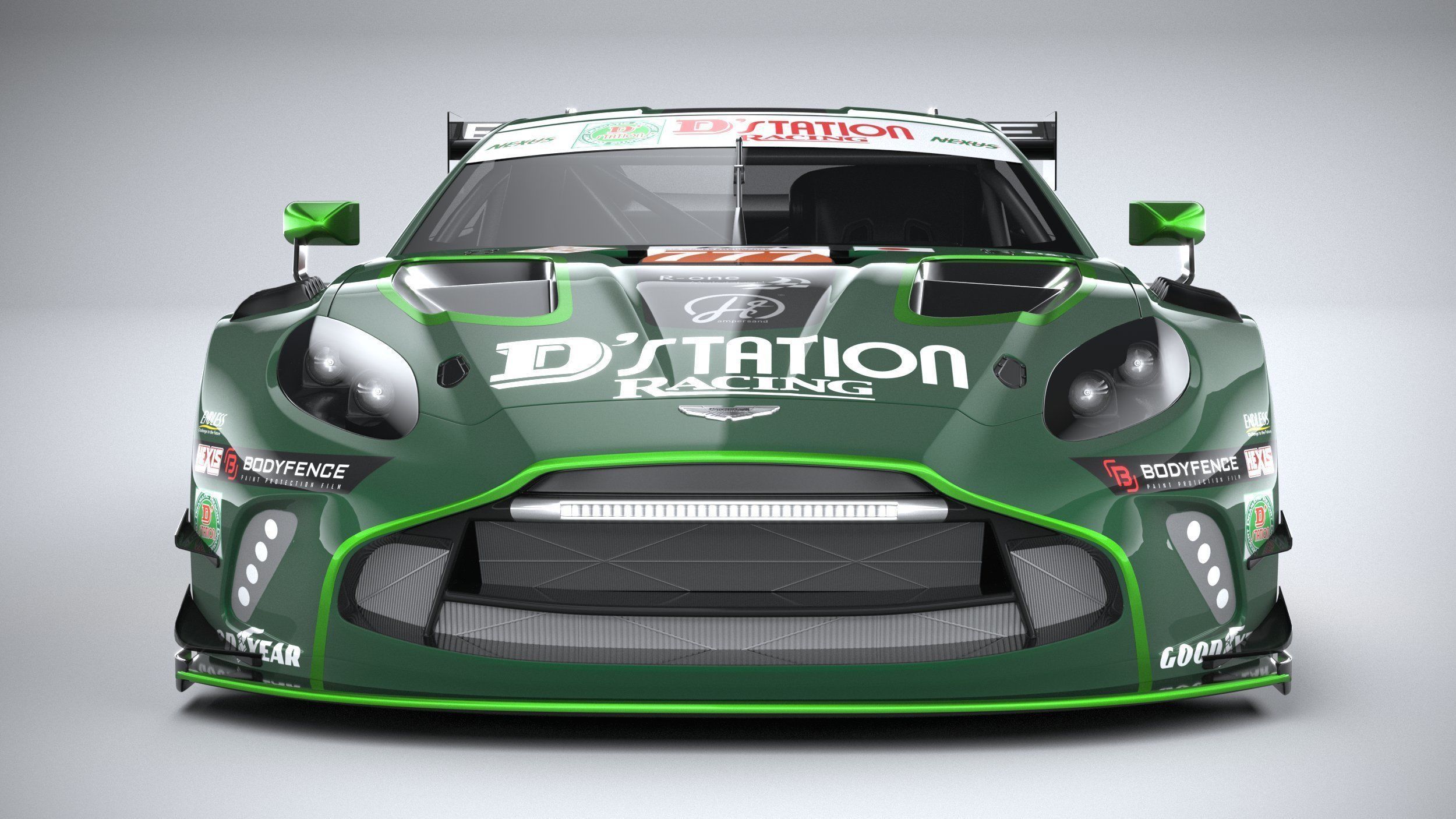 Aston Martin Vantage GT3 2023 3D model_13