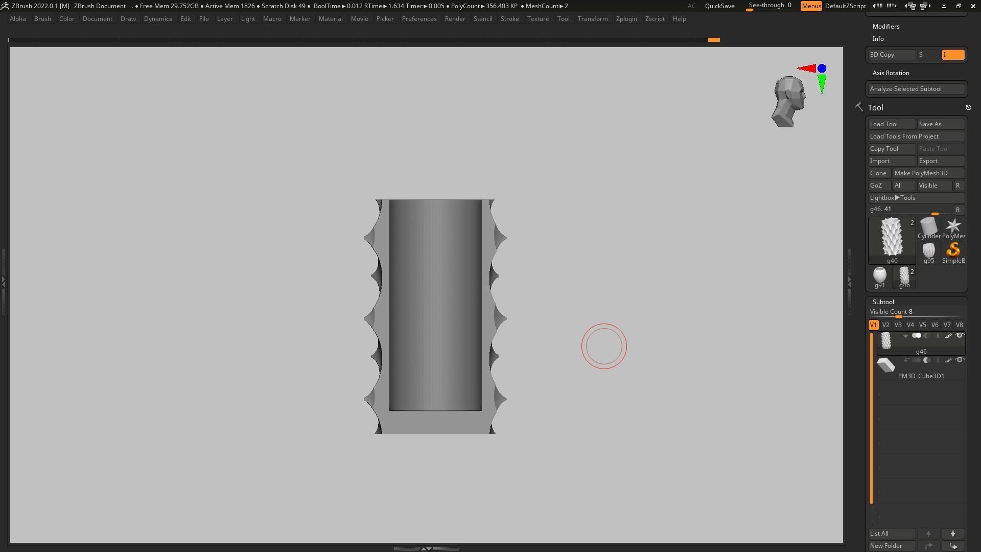pot g46 3D print model 3D print model_9