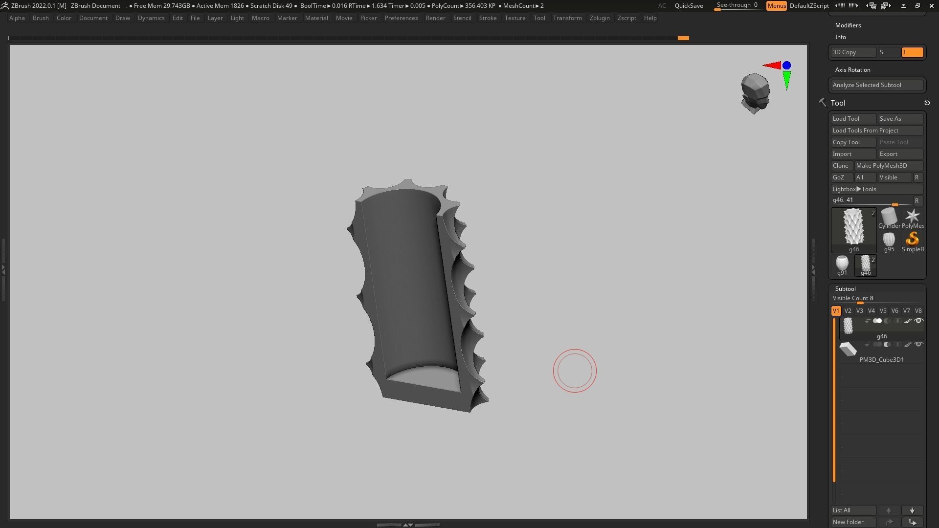 pot g46 3D print model 3D print model_11
