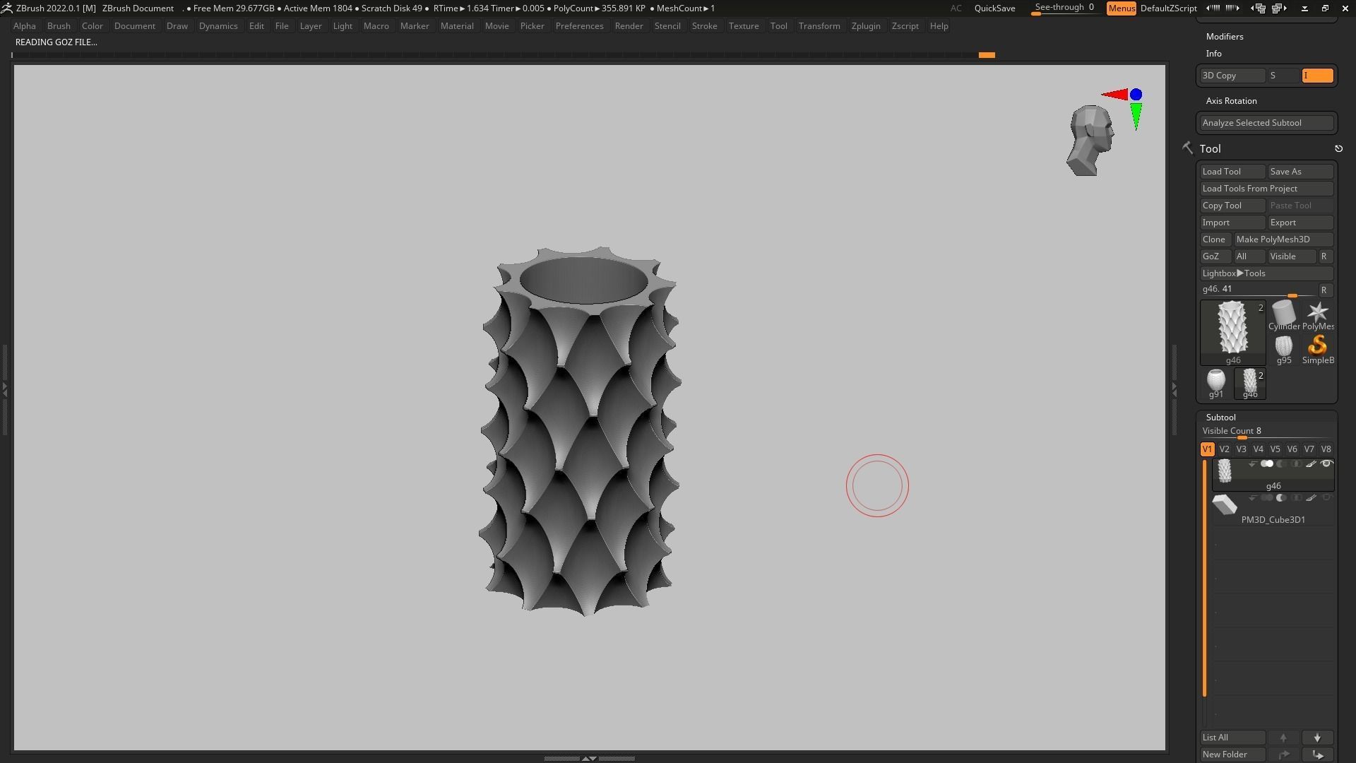 pot g46 3D print model 3D print model_2