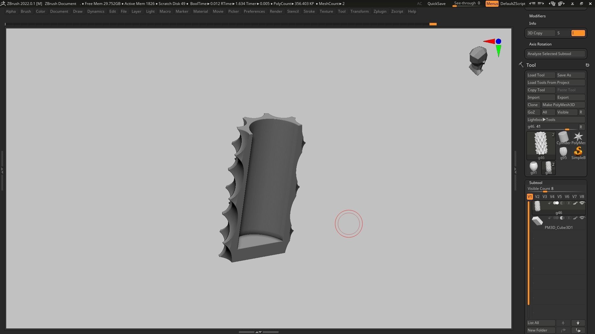 pot g46 3D print model 3D print model_10