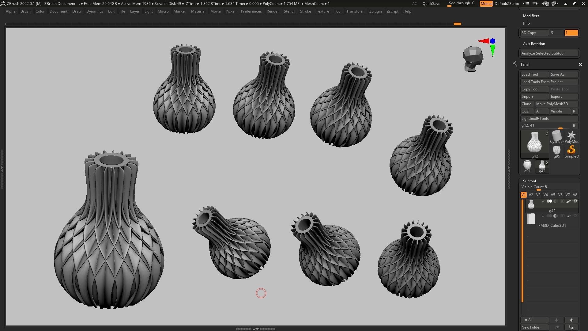 pot g42 3D print model 3D print model_12