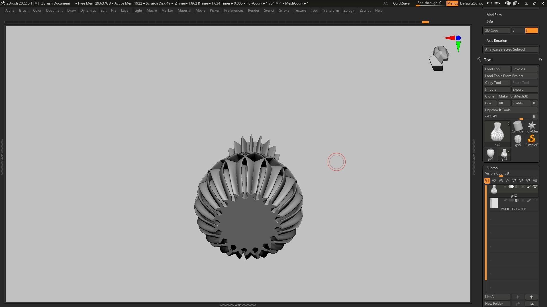 pot g42 3D print model 3D print model_10