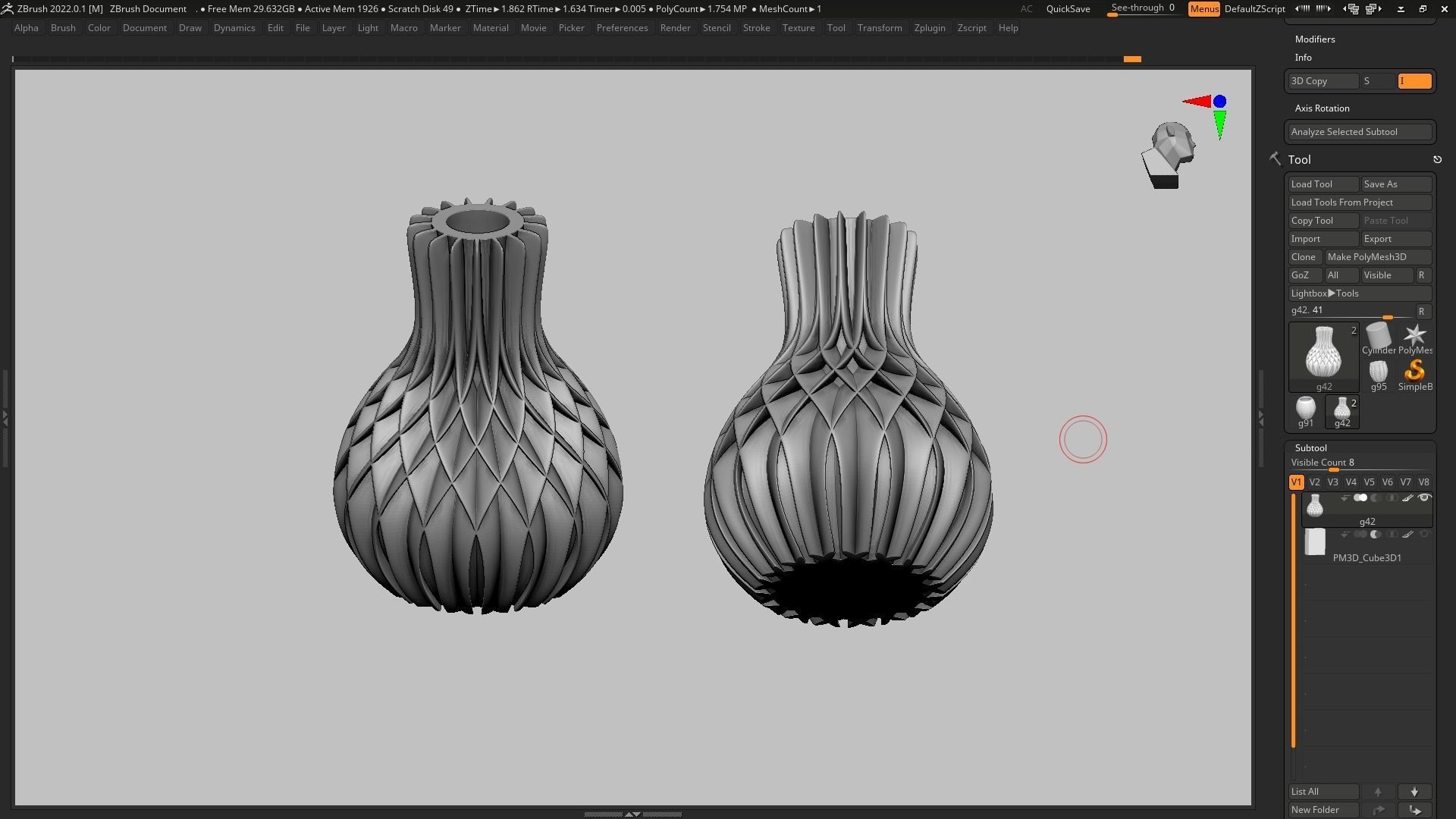 pot g42 3D print model 3D print model_11