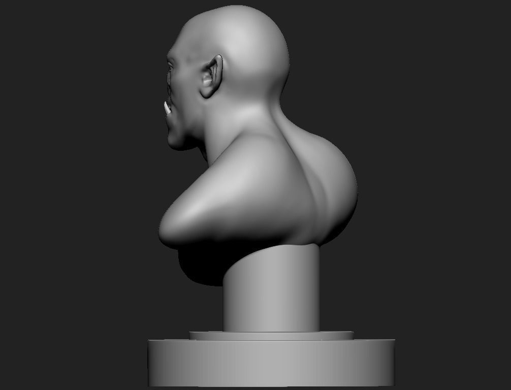 ORC STATUE - MESH BASE 3D print model_8