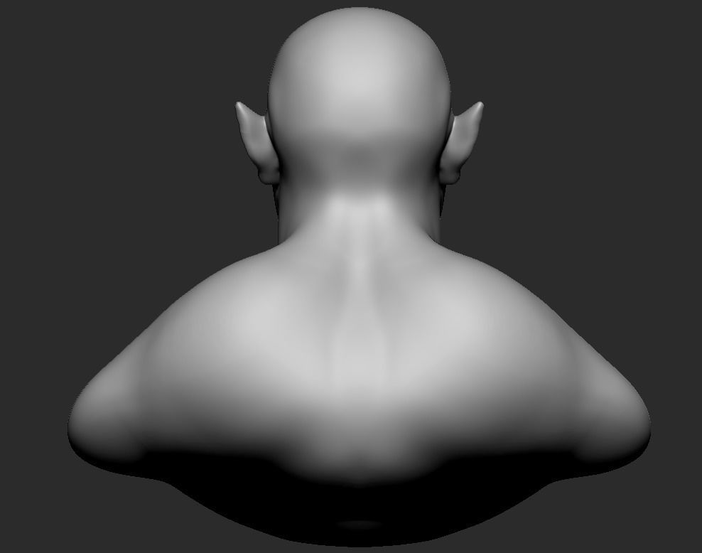 ORC STATUE - MESH BASE 3D print model_4