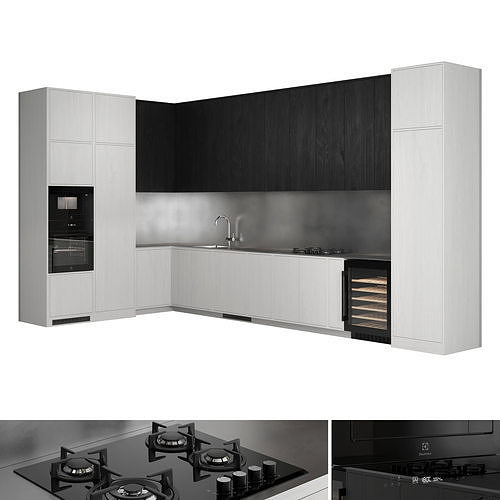 Kitchen set 44 3D model