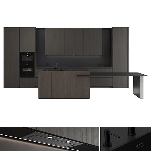 Kitchen set 45 3D model