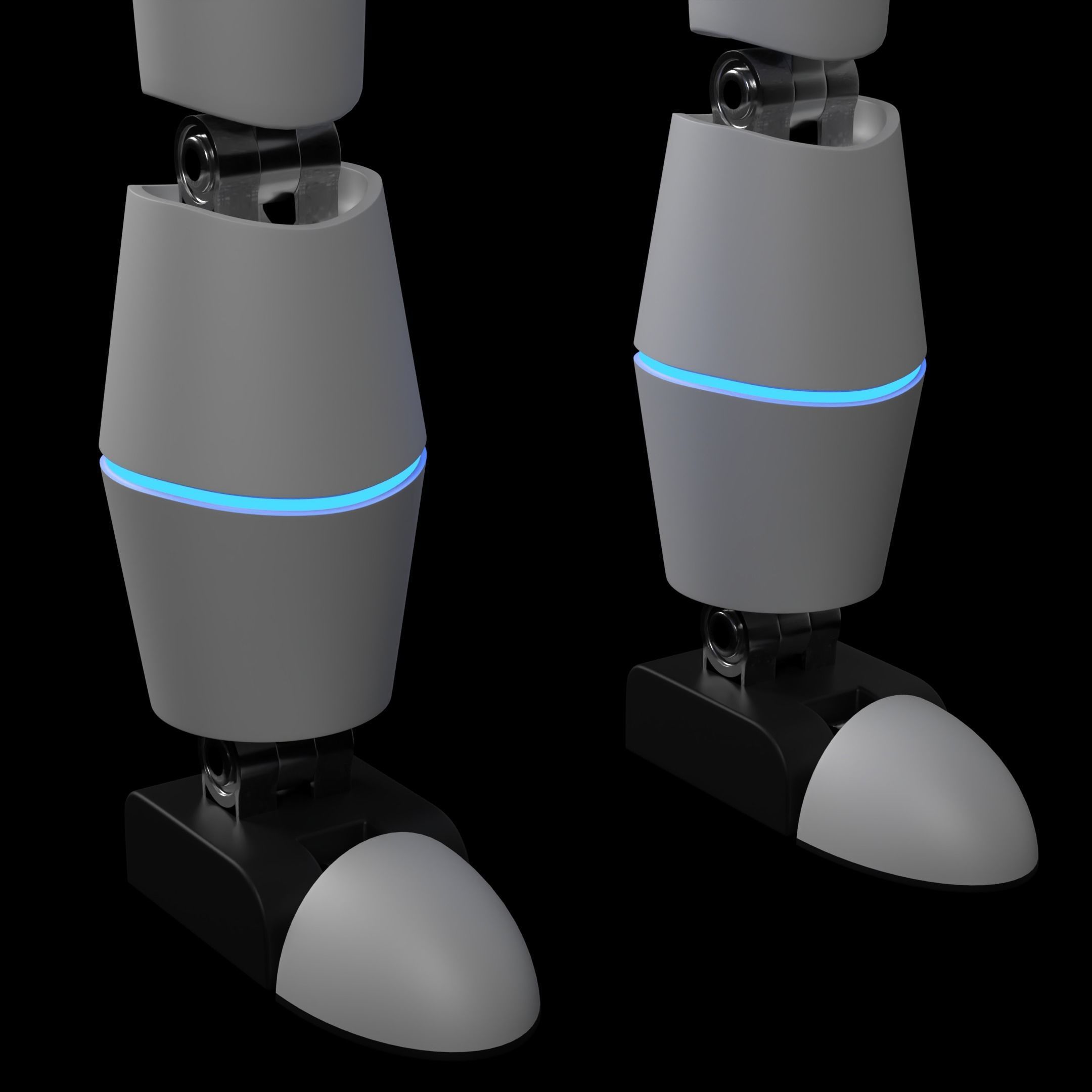 Futuristic Robot High Quality 3D Model 3D model_6