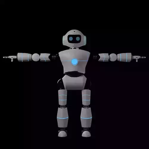 Futuristic Robot High Quality 3D Model 3D model Futuristic Robot High Quality 3D Model 3D model