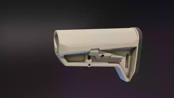MOE SLK Stock Low-poly 3D model
